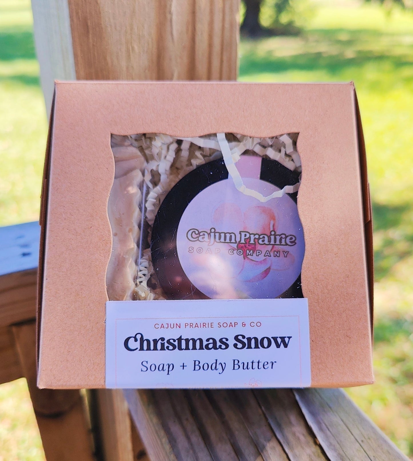 CHRISTMAS SNOW BODY BUTTER SOAP BOX COLLECTION