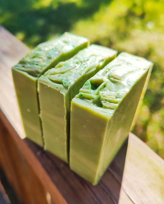 COCONUT-FREE CHRISTMAS TREE GOAT MILK SOAP